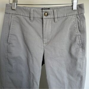 J Crew Women's High-Rise Girlfriend Chino in Gray